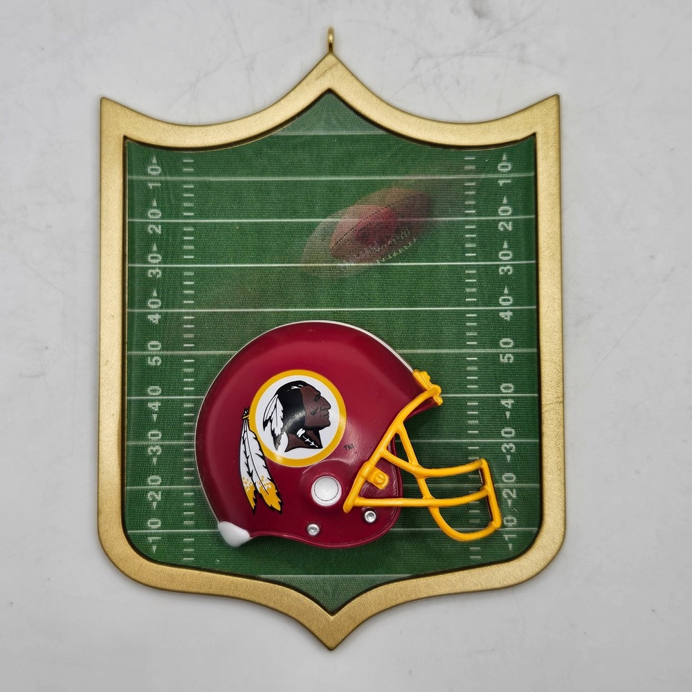 VTG Hallmark 2001 Washington Redskins NFL Helmet Keepsake Christmas Ornament